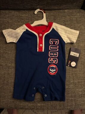 Chicago Cubs Baby Romper - 3-6 months